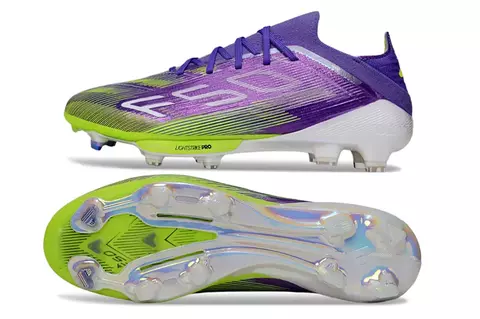 Chuteira Adidas F50 Elite Campo - Roxo/Verde - comprar online