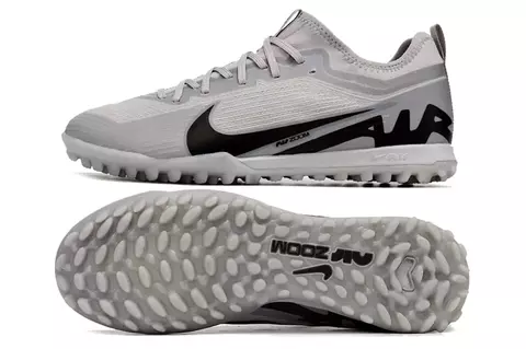 Chuteira Nike Mercurial Vapor 15 Pro Society - Cinza/Preto - comprar online