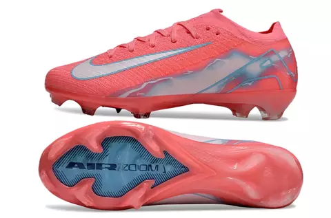 Chuteira Nike Air Zoom Mercurial Vapor 16 Elite FG - Rosa/Branco/Azul - comprar online