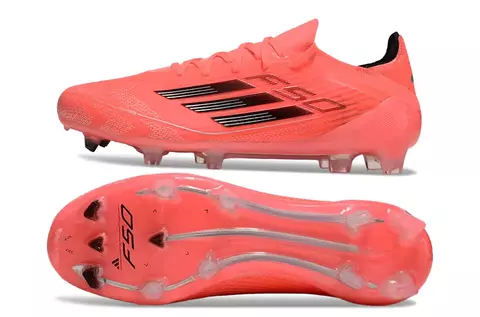 Chuteira Adidas F50+.1 Elite FG - Laranja/Preto - comprar online