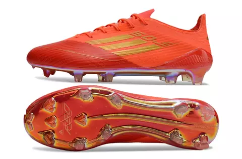 Chuteira Adidas F50 X Campo - Laranja/Dourado - comprar online