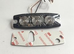 Barra Destellante 3 Leds Extra Chata 12-24 V. Luz Roja - Hella Argentina