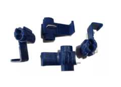 Conector Rapido Derivacion Cables Azul 0,75-2,5 mm. Pack conteniendo 100 Unidades.