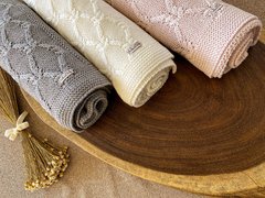 Manta em Tricot - Elegance Noruega