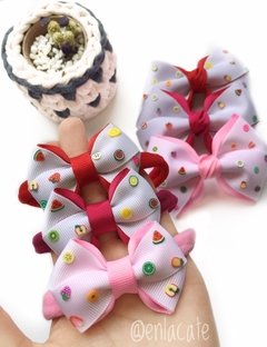 OUTLET | Kit Lacinho Duda micro frutinhas c/3