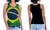 Camiseta Regata bandeira Brasil Feminina blusa - comprar online