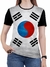 Camiseta Coreia do Sul PLUS SIZE Feminina Blusa