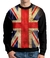 Moletom Inglaterra Adulto Reino Unido UNISSEX blusa casaco