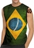 Camiseta Regata Bandeira Brasil MASCULINA Vertical
