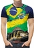 Camiseta Pesca Proteção UV50 Masculina Manga Curta Brasil