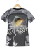 Camiseta Pesca UV50 Feminina Plus Size Manga Curta Camuflado - Alemark
