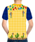 Camiseta Festa Junina Infantil Xadrez Arraia São João Est3 na internet
