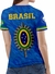 Camiseta Camuflada Brasil Feminina Blusa Exercito Caveira Az na internet