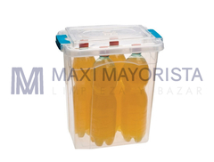 CAJA CON TRABA GRANDE 16 LTS CROM POR UNIDAD