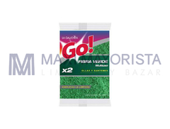 ESPONJA FIBRA VERDE X2 LG GO! MULTIUSO. X12