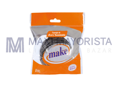 ESPONJA DE ACERO INOX MAKE 10GRS. X 24U.
