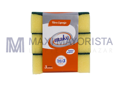 ESPONJA LISA X3 MAKE. X 8U.