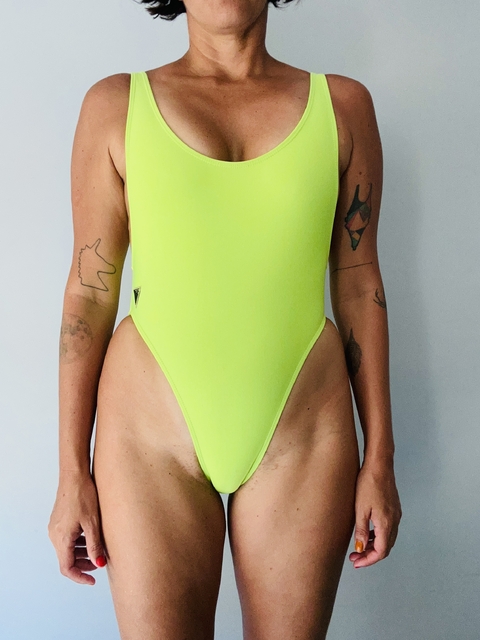 Maiô Básico Amarelo Neon - comprar online