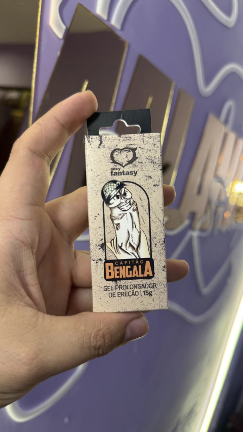 CAPITÃO BENGALA GEL PROLONGADOR DE EREÇÃO 15G