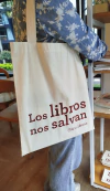 Tote bag Los libros nos salvan