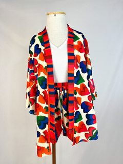 Conjunto kimono e short na internet