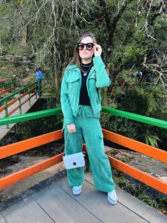 Conjunto veludo cotelê