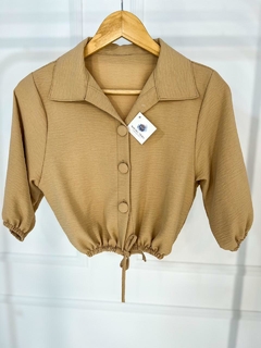 Cropped Camisa na internet