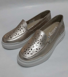 CAVATINI - ALANIS. MOCASIN CONFORT. PLATINO - Art: 8132