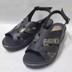 JANDY - SANDALIA CON BASE CONFORT. NEGRO - ART: 8318