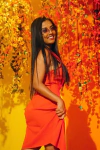 Vestido detalhes em renda costas