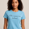 Camiseta Leve 'Chic Mesmo é Ser do Bem!'