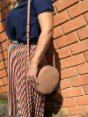 Bolsa Transversal Redonda – Nude