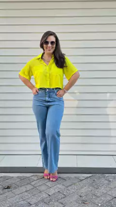 Calça Wide Leg Jeans