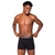 Kit com 2 Cuecas Boxer Lupo Masculina - Preto e Verde Musgo na internet