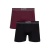 Kit com 2 Cuecas Boxer Lupo Masculina - Preto e Vinho - comprar online