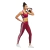 Legging Essential 3 Listras Adidas Feminina - Vinho - Hall Sports 