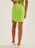 Saia Slim Colcci Cintura Alta Sport Culture - Verde - comprar online