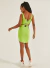 Saia Slim Colcci Cintura Alta Sport Culture - Verde - Hall Sports 