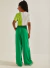 Calça Colcci Wide Com Elástico Sport Beach - Verde - Hall Sports 
