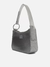 Bolsa Hobo Prata Glitter Betty Pequena Brizza Arezzo- Prata - comprar online