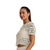 Cropped Tela com Aplicação Caju Brasil Feminino - Off White - Hall Sports 