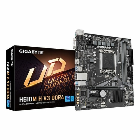 Placa-mãe Gigabyte H610M H V3 rev 1.0 Intel LGA1700 mATX DDR4 - comprar online