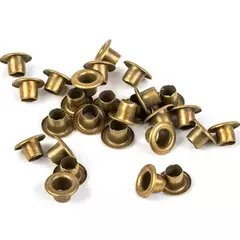 Ojalillos metálicos color bronce x 100 unidades en internet