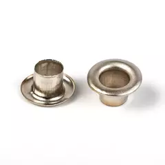 Ojalillos metálicos color plata x 100 unidades - Las Mirabal