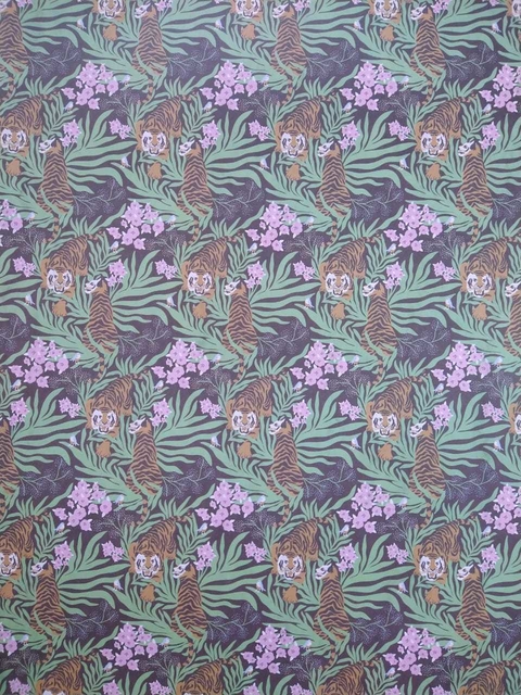 Papel estampado "tigre de bengala"