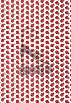 Papel estampado "Vaquita de San Antonio"