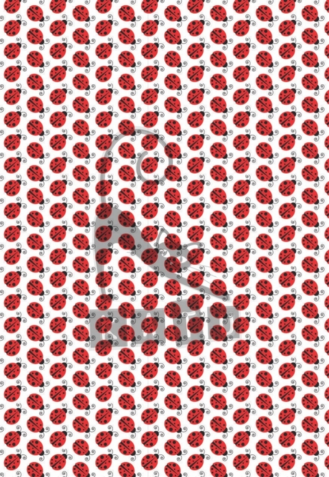 Papel estampado "Vaquita de San Antonio"