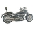 Ponteira Softail Breakout Slim Fat Boy Low Rider 18-25 Cromo na internet