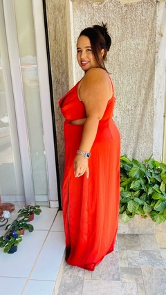 VESTIDO LONGO ACETINADO TAMARA na internet