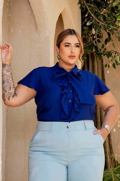 BLUSA COM BABADOS - comprar online
